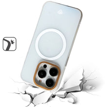 For iPhone 15 PLUS Case Magnetic Charging Frosted Hybrid Cover +2 Tempered Glass