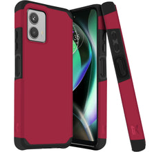 For Motorola Moto G 5G (2023) Tough Strong ShockProof MetKase Hybrid Case Cover