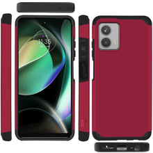For Motorola Moto G 5G (2023) Tough Strong ShockProof MetKase Hybrid Case Cover