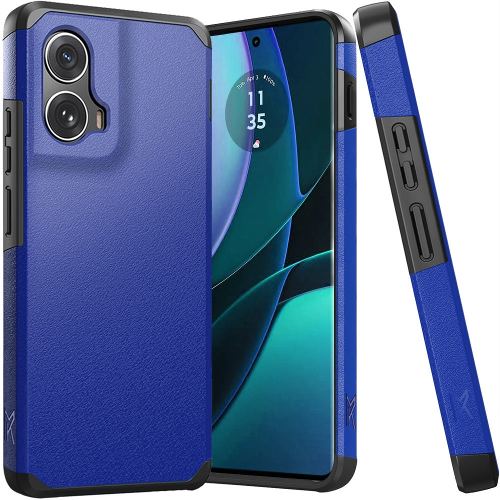 For Motorola Edge 5G (2024) Case Cover Tough Hybrid (Magnet Mount Friendly)
