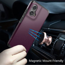 For Motorola Edge 5G (2024) Case Cover Tough Hybrid (Magnet Mount Friendly)