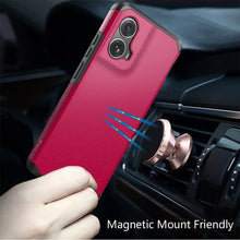For Motorola Edge 5G (2024) Case Cover Tough Hybrid (Magnet Mount Friendly)