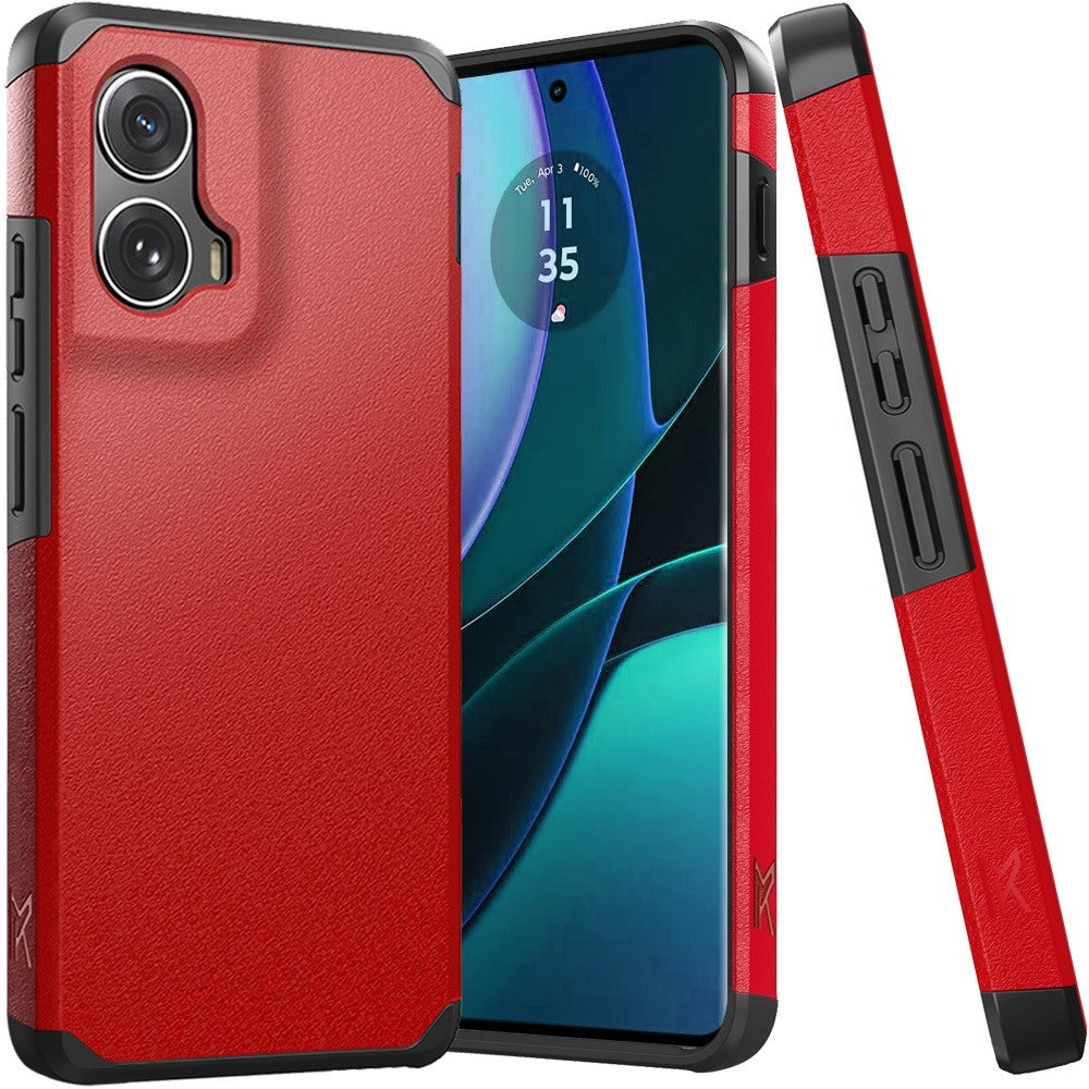 For Motorola Edge 5G (2024) Case Cover Tough Hybrid (Magnet Mount Friendly)