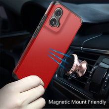 For Motorola Edge 5G (2024) Case Cover Tough Hybrid (Magnet Mount Friendly)