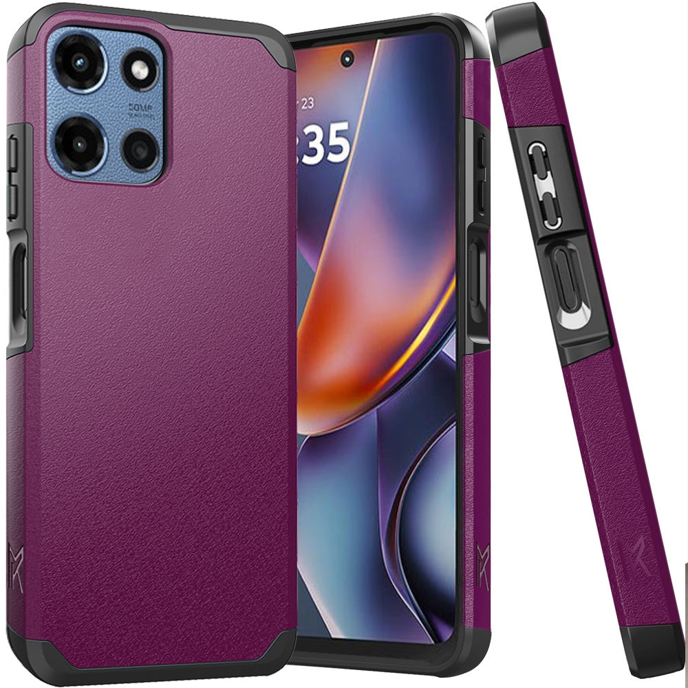 For Motorola Moto G 2025 Tough Strong Hybrid (Magnet Mount Friendly) Case Cover