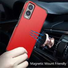 For Cricket Debut S3 Case Cover Tough Hybrid (Magnet Mount Friendly) Protection