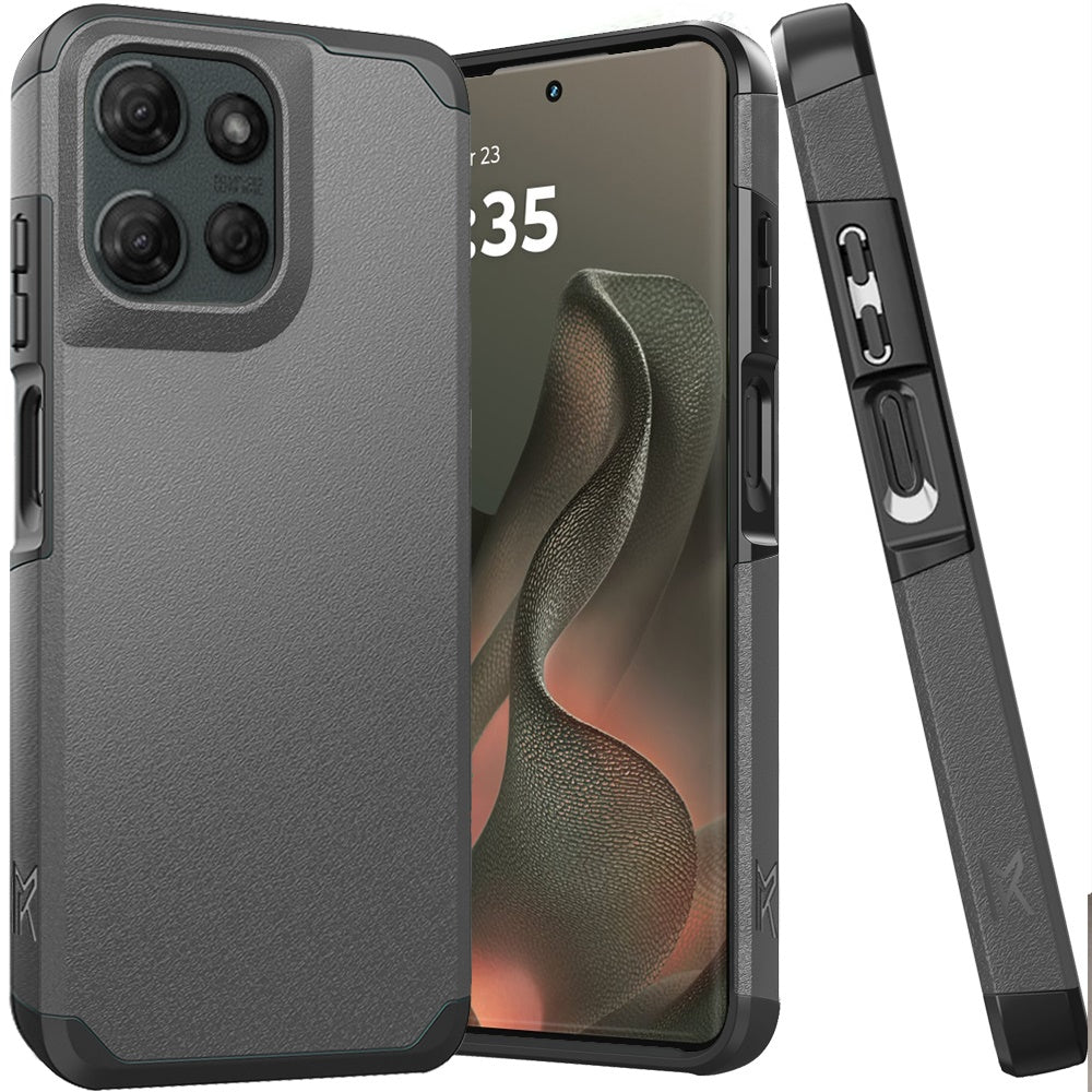 For Motorola Edge 2025 Tough Strong Hybrid (Magnet Mount Friendly) Case Cover