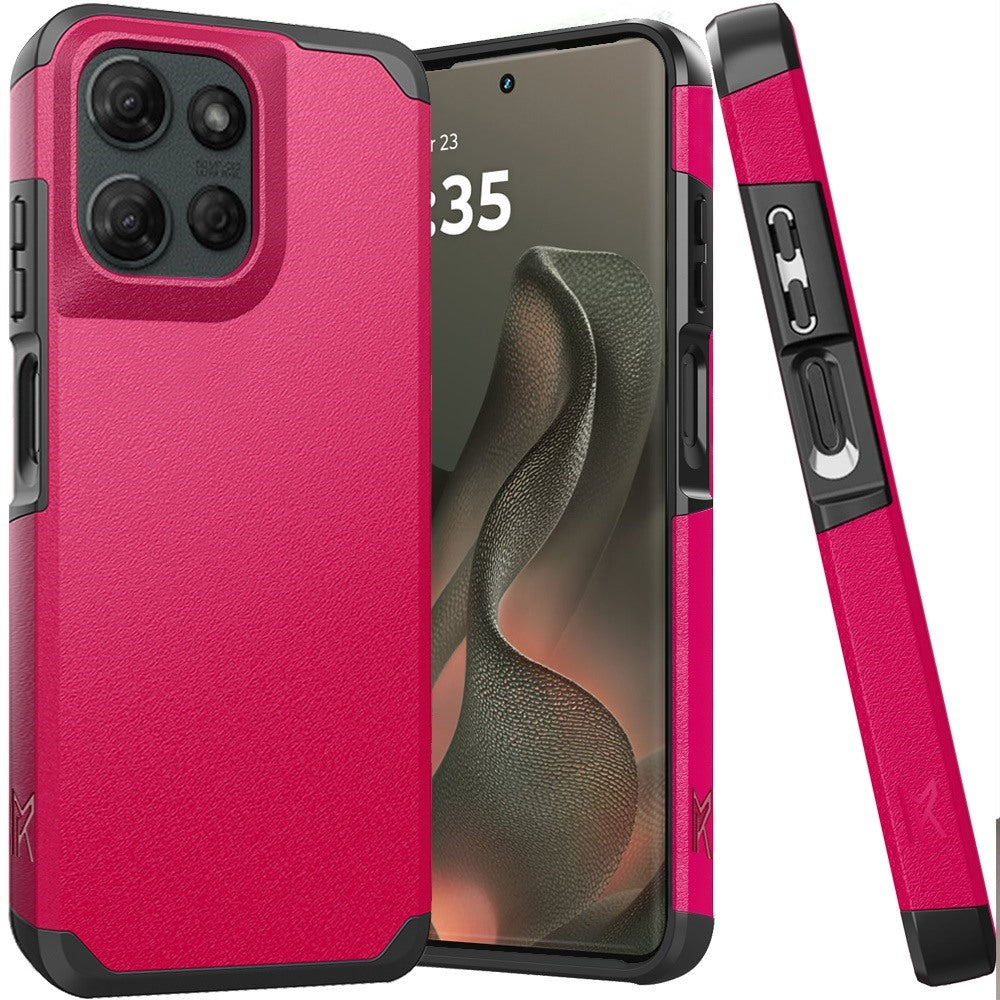 For Motorola Edge 2025 Tough Strong Hybrid (Magnet Mount Friendly) Case Cover