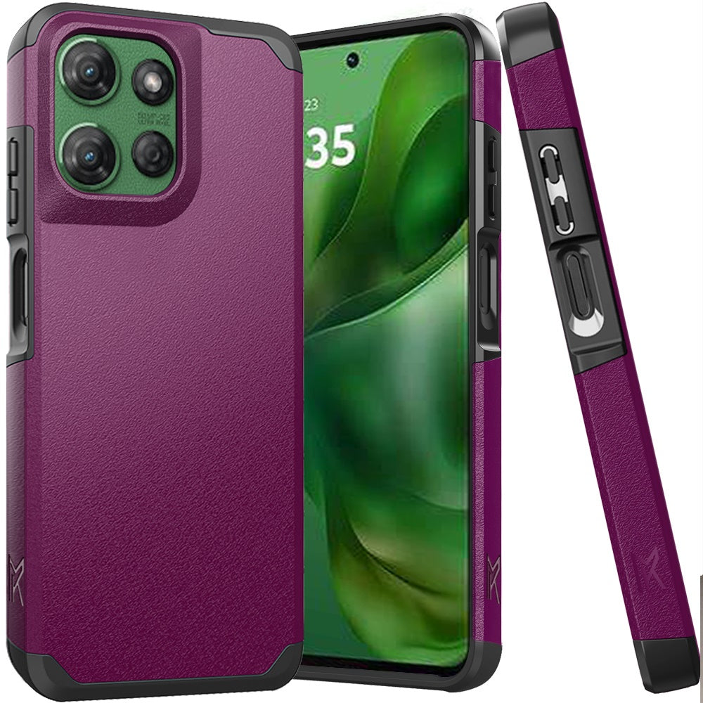 For Moto G Power 2025 Tough Strong Hybrid (Magnet Mount Friendly) Case Cover