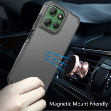 For Moto G Power 2025 Tough Strong Hybrid (Magnet Mount Friendly) Case Cover