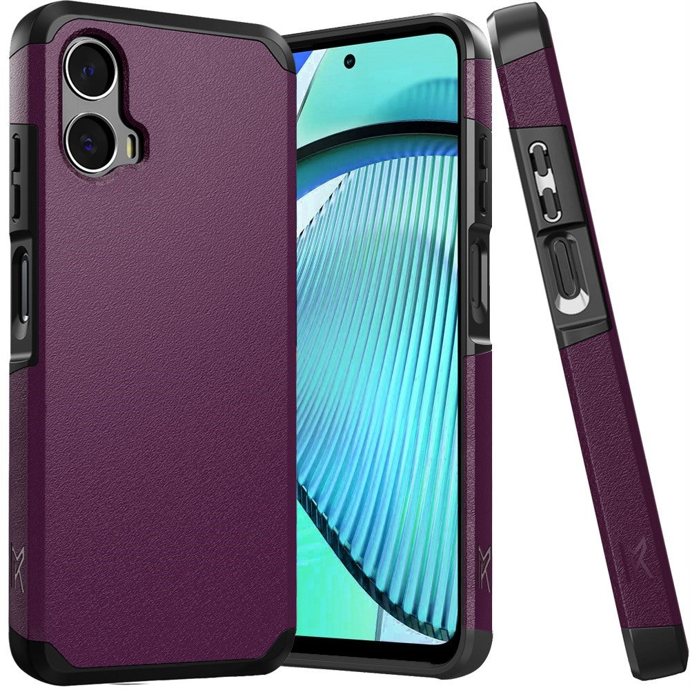 For Moto G Power 5G 2024 Tough Strong Hybrid Case Cover (Magnet Mount Friendly)