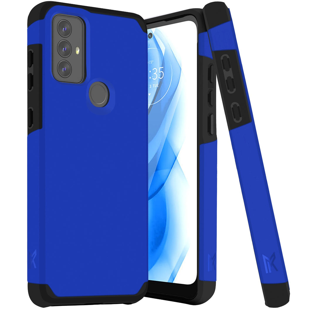 For Motorola G Play 2023 Tough Strong MetKase Shockproof Hybrid Case Cover