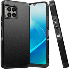 For REVVL 7 PRO 5G (PRO) Case Cover Tough Strong Hybrid (Magnet Mount Friendly)