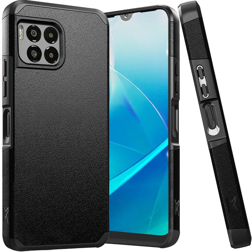 For REVVL 7 PRO 5G (PRO) Case Cover Tough Strong Hybrid (Magnet Mount Friendly)