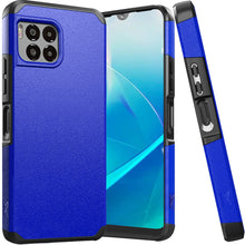 For REVVL 7 PRO 5G (PRO) Case Cover Tough Strong Hybrid (Magnet Mount Friendly)