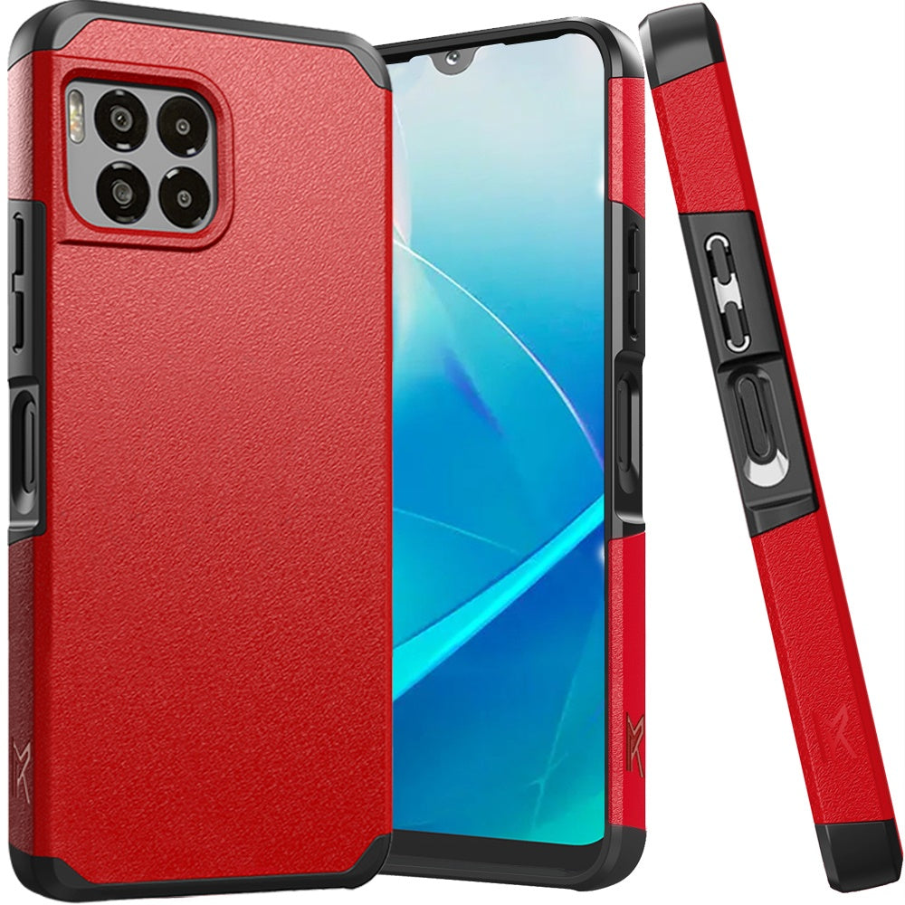 For REVVL 7 PRO 5G (PRO) Case Cover Tough Strong Hybrid (Magnet Mount Friendly)
