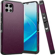 For REVVL 7 5G (2024) Case Cover Tough Strong Hybrid (Magnet Mount Friendly)