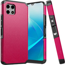 For REVVL 7 5G (2024) Case Cover Tough Strong Hybrid (Magnet Mount Friendly)