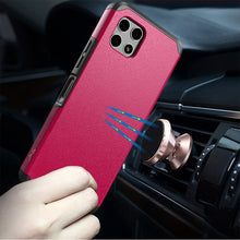 For REVVL 7 5G (2024) Case Cover Tough Strong Hybrid (Magnet Mount Friendly)