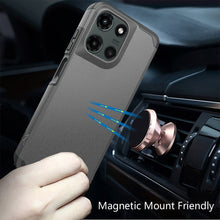 For Moto G Stylus 2025 Case Dual Layer Shockproof Phone Cover + Tempered Glass