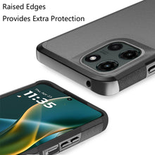 For Moto G Stylus 2025 Case Dual Layer Shockproof Phone Cover + Tempered Glass