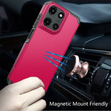 For Moto G Stylus 2025 Case Dual Layer Shockproof Phone Cover + Tempered Glass
