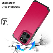 For Moto G Stylus 2025 Case Dual Layer Shockproof Phone Cover + Tempered Glass