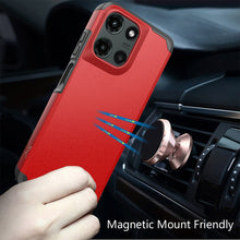 For Moto G Stylus 2025 Case Dual Layer Shockproof Phone Cover + Tempered Glass