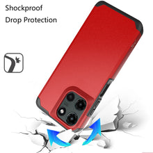 For Moto G Stylus 2025 Case Dual Layer Shockproof Phone Cover + Tempered Glass