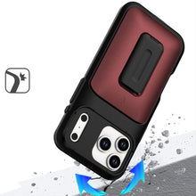 For iPhone 17 PRO Case 2x Card Holder with Kickstand and Strap + Tempered Glass