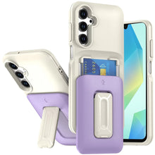 For Samsung A16 5G Case Card Holder with Kickstand and Strap + Tempered Glass