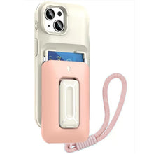 For iPhone 15 Case Thic Card Holder with Kickstand and Strap + 2 Tempered Glass