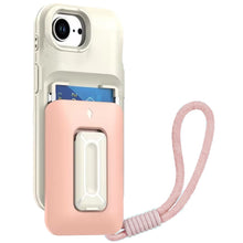 For iPhone 16e Case Card Holder Cover with Kickstand and Strap + Tempered Glass