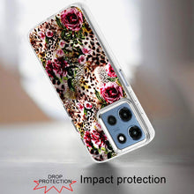 For Moto G 2025 Case Cute In Mold Design w/ Metallic Buttons + Tempered Glass