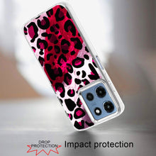 For Moto G 2025 Case Cute In Mold Design w/ Metallic Buttons + Tempered Glass