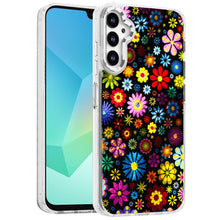 For Samsung A16 5G Case Cute In Mold Design w/ Metallic Buttons + Tempered Glass