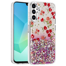 For Samsung A16 5G Case Cute In Mold Design w/ Metallic Buttons + Tempered Glass
