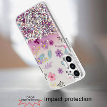 For Samsung A16 5G Case Cute In Mold Design w/ Metallic Buttons + Tempered Glass