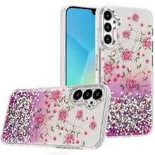 For Samsung A16 5G Case Cute In Mold Design w/ Metallic Buttons + Tempered Glass
