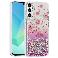 For Samsung A16 5G Case Cute In Mold Design w/ Metallic Buttons + Tempered Glass