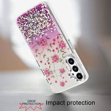 For Samsung A16 5G Case Cute In Mold Design w/ Metallic Buttons + Tempered Glass