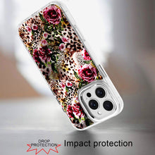 For iPhone 16 PRO MAX Case Cute In Mold Design Metallic Buttons + Tempered Glass