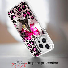 For iPhone 16 PRO MAX Case Cute In Mold Design Metallic Buttons + Tempered Glass