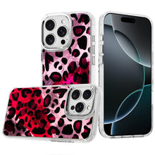 For iPhone 16 PRO MAX Case Cute In Mold Design Metallic Buttons + Tempered Glass