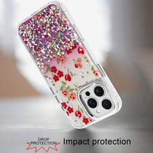 For iPhone 16 PRO MAX Case Cute In Mold Design Metallic Buttons + Tempered Glass