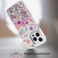 For iPhone 16 PRO MAX Case Cute In Mold Design Metallic Buttons + Tempered Glass