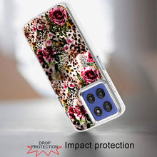 For Moto G Stylus 2025 Case Cute Design with Metallic Buttons + Tempered Glass