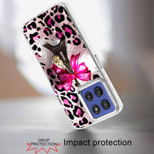For Moto G Stylus 2025 Case Cute Design with Metallic Buttons + Tempered Glass