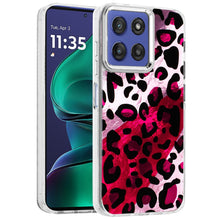 For Moto G Stylus 2025 Case Cute Design with Metallic Buttons + Tempered Glass