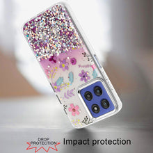 For Moto G Stylus 2025 Case Cute Design with Metallic Buttons + Tempered Glass